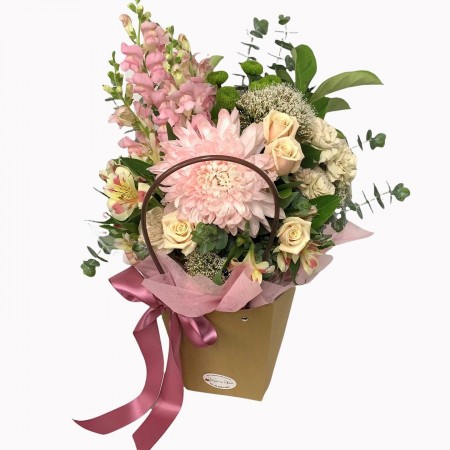 pink flowers vogue in a vase Adeline